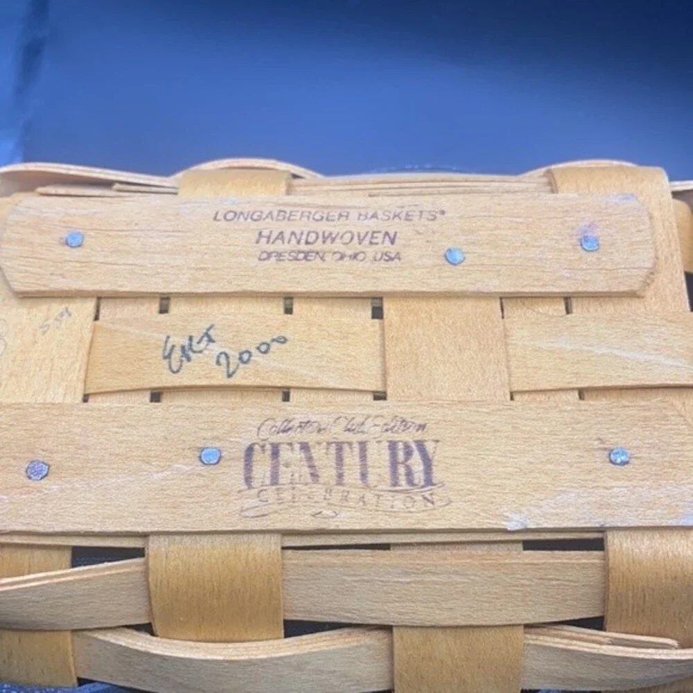 Longaberger Collectors Club century Celebration Basket